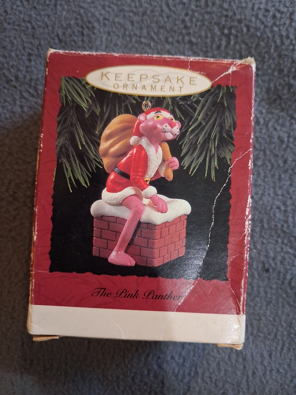 Pink Panther Holiday Ornament -